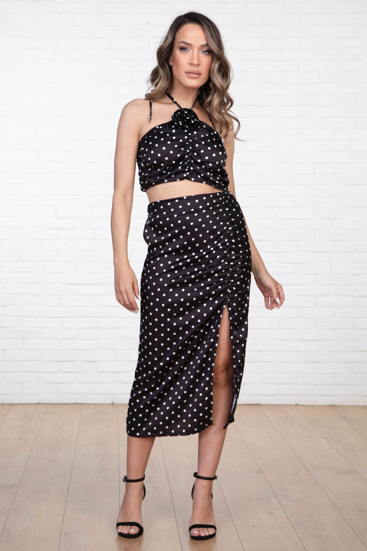 1COO01455MAYRO_1_1715953070 Μίντι Φούστα Με Dots - Image 1